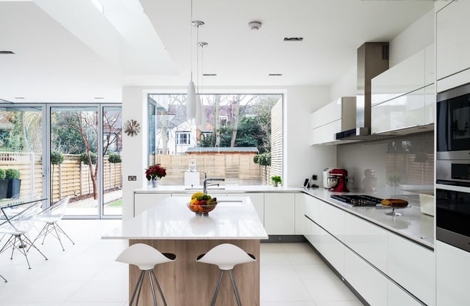 Two Tone Kitchen Colour Scheme | Royal Marble, Caerphilly